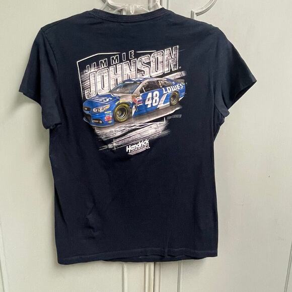 Hendrick Motorsports Jimmie Johnson Womens Size Large Graphic Tee Nascar 48 - Picture 2 of 4